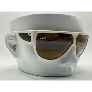 NWT Vintage Cebe Basic Sport Sunglasses | Model 1987 White with Cutouts France